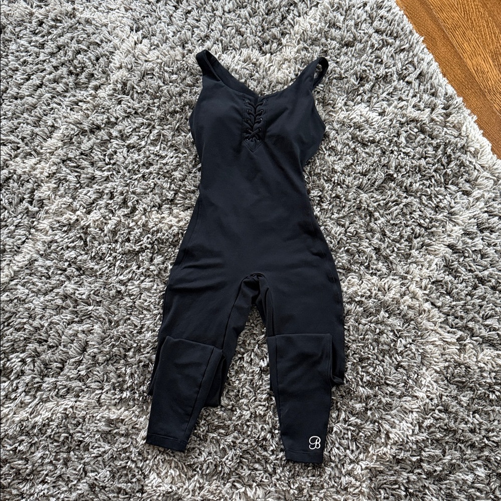 Black Bombshell Lace-Up Bodysuit - Picture 5 of 8